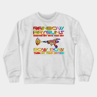 Rainbow - Raygun - Gaydar Crewneck Sweatshirt